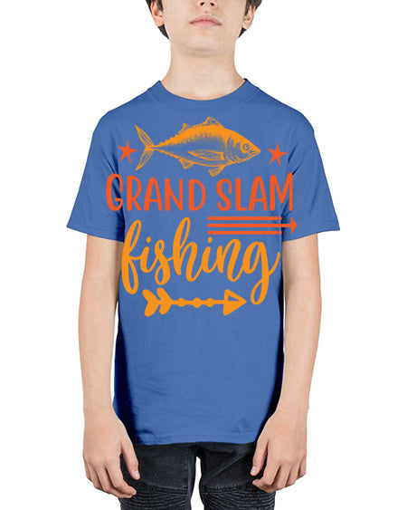grand salm fishing 12# - shark-fish - Youth Tee Unisex