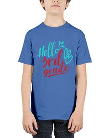 hallo third grade 231# - third grade - Youth Tee Unisex