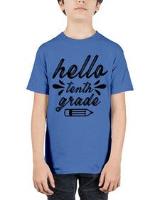 hello tenth grade 338# - tenth grade - Youth Tee Unisex