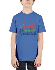 i am abundant Style 109# - motivation - Youth Tee Unisex