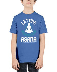 letting go is the hardest asana  407# - yoga - Youth Tee Unisex