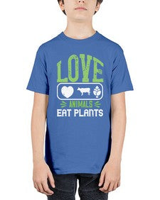 love animals eat plants 321# - vegan - Youth Tee Unisex