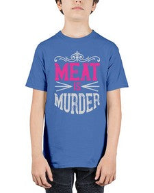 meat is murder 334# - vegan - Youth Tee Unisex