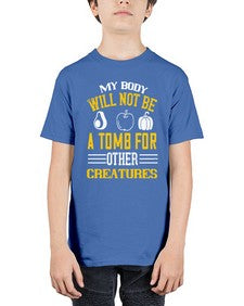 my body will not be a tomb 348# - vegan - Youth Tee Unisex