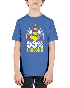 ninety nine percent unicorn 362# - unicorn - Youth Tee Unisex