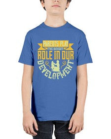 parents play the biggest role in our development 534# - parents day - Youth Tee Unisex