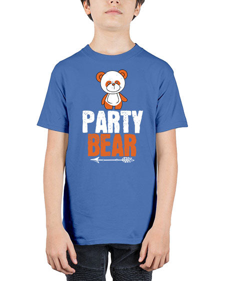 party bear 225# - bears - animals - Youth Tee Unisex