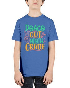 peace out nineth grade 637# - nineth grade - Youth Tee Unisex