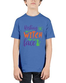 resting witch face 25# - witch - Youth Tee Unisex