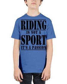 riding is not a sport its a passion - horse - Youth Tee Unisex
