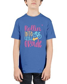 rollin into fourth grade 778# - fourth grade - Youth Tee Unisex