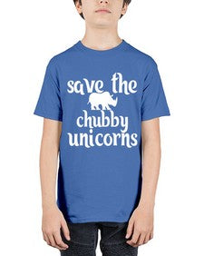 save the chubby unicorns 382# - unicorn - Youth Tee Unisex