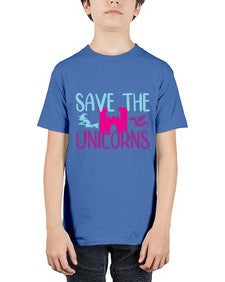 save the unicorns 390# - unicorn - Youth Tee Unisex