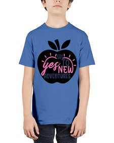 say yes to new adventures Style 75# - motivation - Youth Tee Unisex