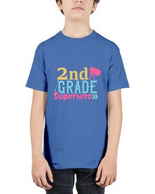 second Grade Superhero color 833# - second grade - Youth Tee Unisex