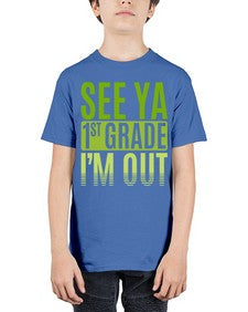 see ya first grade im out 841# - first grade - Youth Tee Unisex