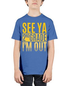 see ya second grade im out 843# - second grade - Youth Tee Unisex