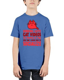sending cute cat videos to people is the only way i know how to socialize - cats - Youth Tee Unisex