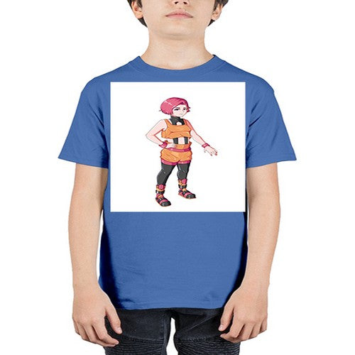 street girl wear orange outfit16# - anime - Youth Tee Unisex