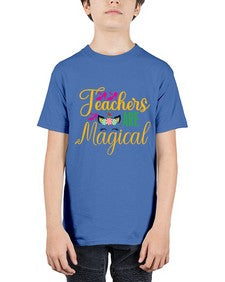 teachers are magical 430# - unicorn - Youth Tee Unisex