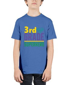 third Grade Superhero 976# - third grade - Youth Tee Unisex