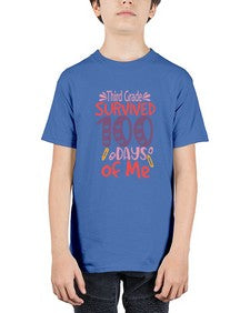 thirdgrade survived one hundred days of me 980# - third grade - Youth Tee Unisex
