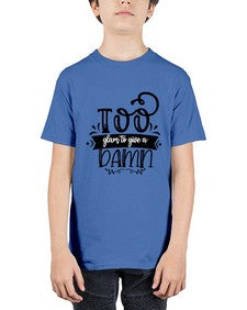 too glam to give a damn b 1180# - sassy - Youth Tee Unisex