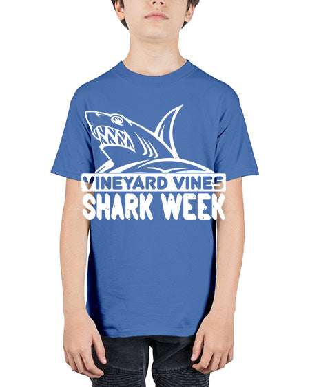 vineyard vines Shark Week Style 8# - shark-fish - Youth Tee Unisex
