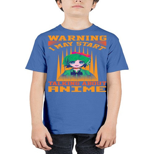 warning i may start talking about anime286# - anime - Youth Tee Unisex