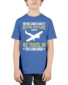 were constantly buying airplane  49# - airplane - Youth Tee Unisex
