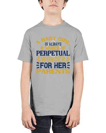 A baby girl is always a source of perpetual wonder for her parents Style 258# - baby - Youth Tee Unisex
