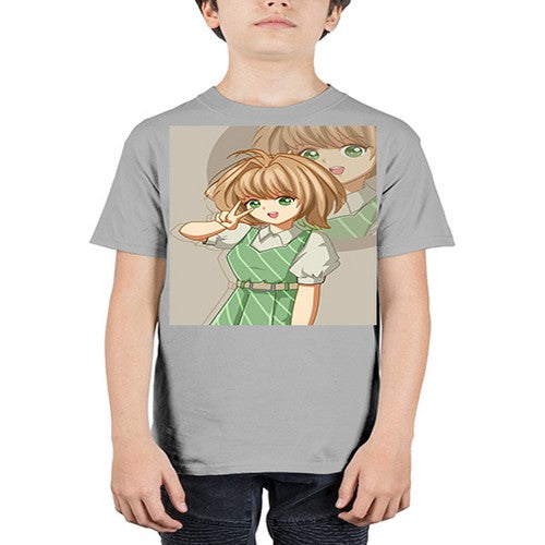 A beautiful and cute girl with dress 103# - anime - Youth Tee Unisex
