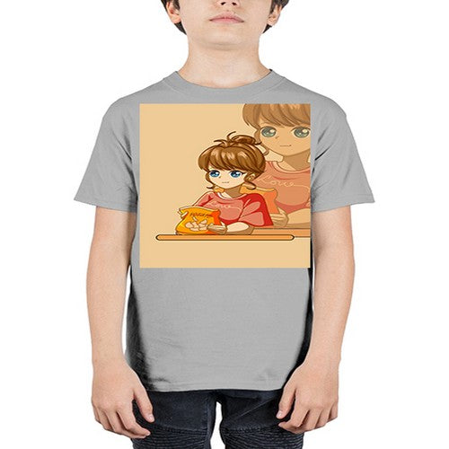 A cute girl with potato 114# - anime - Youth Tee Unisex