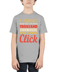 A journey of a thousand sites begins with a single click 79# - internet - Youth Tee Unisex