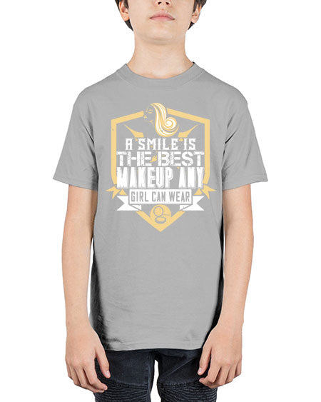 A smile is the best makeup any girl can wear Style 261# - beauty - fashion - Youth Tee Unisex