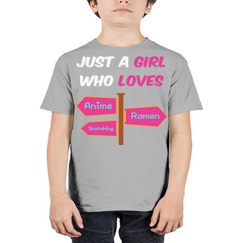 AGirl Who Love Anime Ramen Anime 189# - anime - Youth Tee Unisex