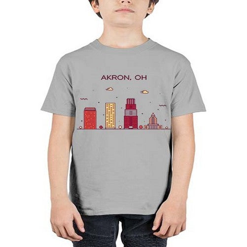 AkronOH 285# - cities - Youth Tee Unisex