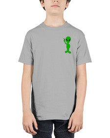 Alien in Pocket Side 3# - ufo - Youth Tee Unisex