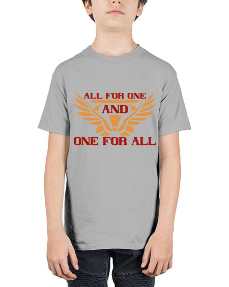 All for one and one for all 2360# - badminton - Youth Tee Unisex
