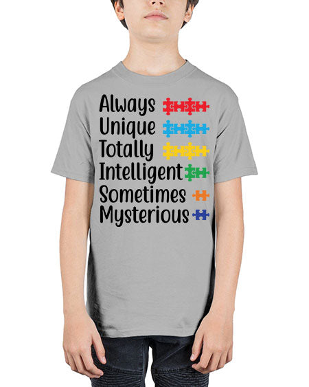 Always Unique Style 42# - autism - Youth Tee Unisex