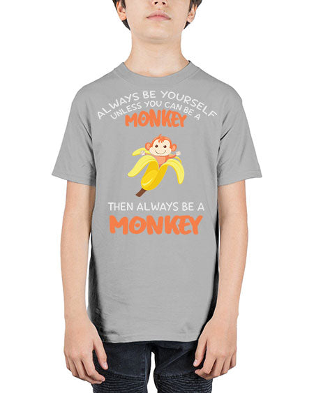 Alwaysbe a Monkey Banana 1# - monkey - Youth Tee Unisex