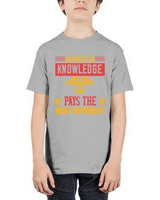 An invest in knowledge pays the best interest Style 45# - nurse - Youth Tee Unisex