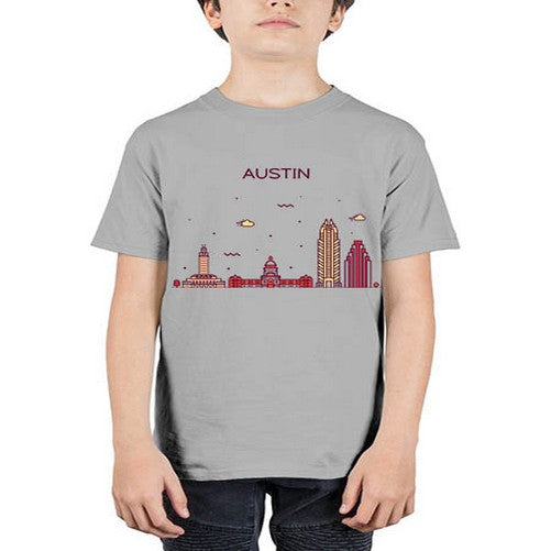 AustinTX 382# - cities - Youth Tee Unisex