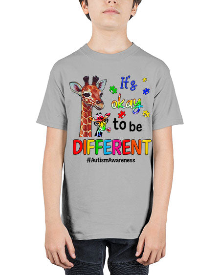 Autism Giraffe - autism - Youth Tee Unisex