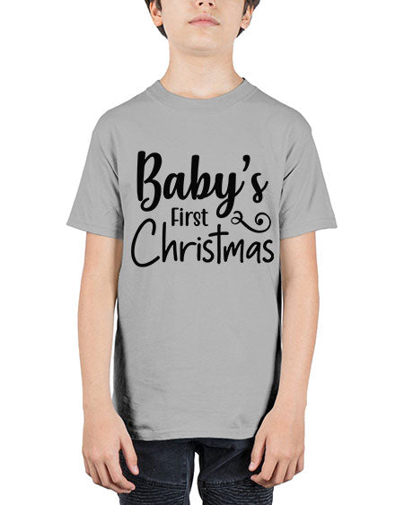 Babys First Christmas 277# - baby - Youth Tee Unisex