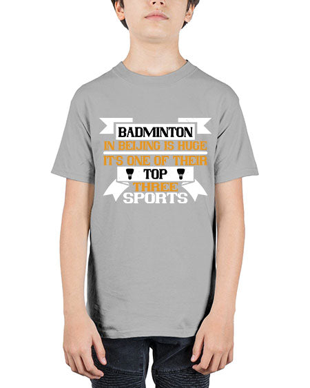 Badminton in beijing is huge its one of their top three sports 1672# - badminton - Youth Tee Unisex