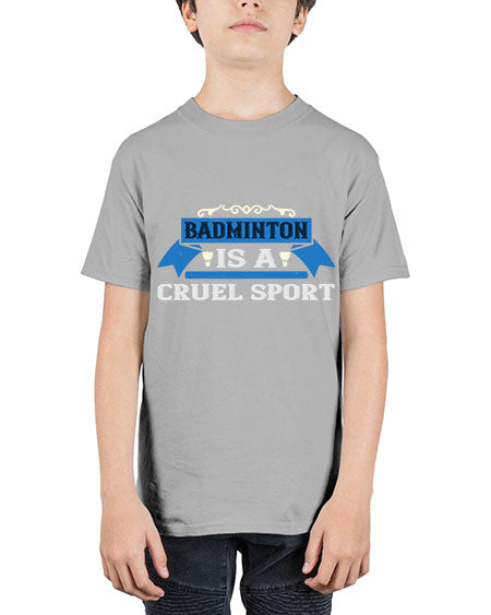 Badminton is a cruel sport 1622# - badminton - Youth Tee Unisex