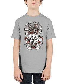 Barbell Skull Head 247# - skull and bones - Youth Tee Unisex