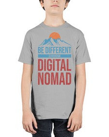 Be Different Choose Digital Nomad 28# - internet - Youth Tee Unisex