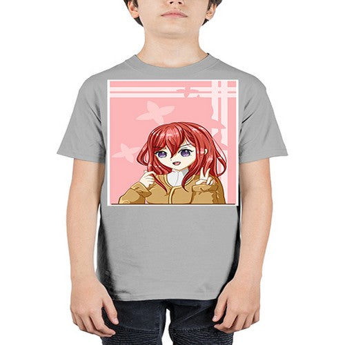 Beautiful and pretty little girl red long hair with 106# - anime - Youth Tee Unisex